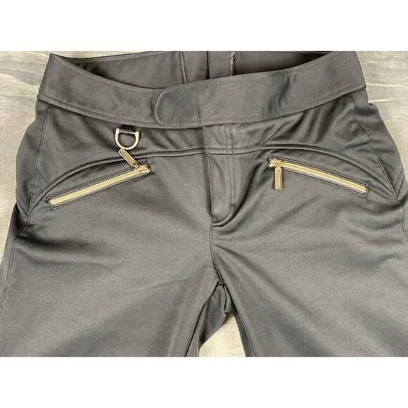 Athleta Women’s Size 10P Black Ski Snowboard Soft Shell Lined Pants - Picture 3 of 14
